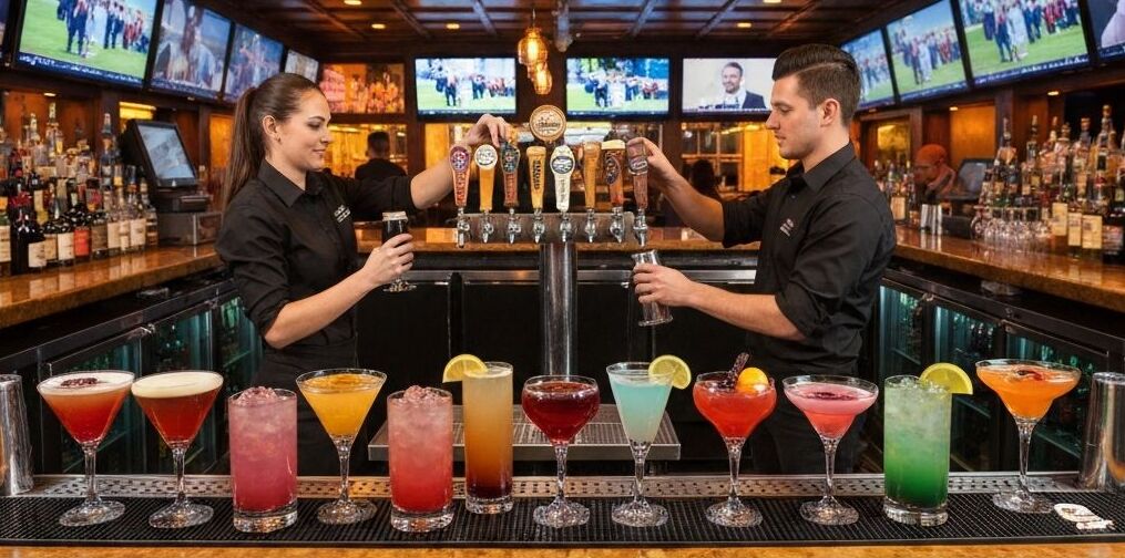 Selection de boissons premium